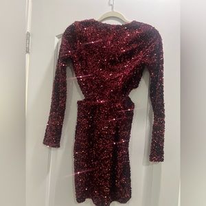 Petal and pup sequin dress